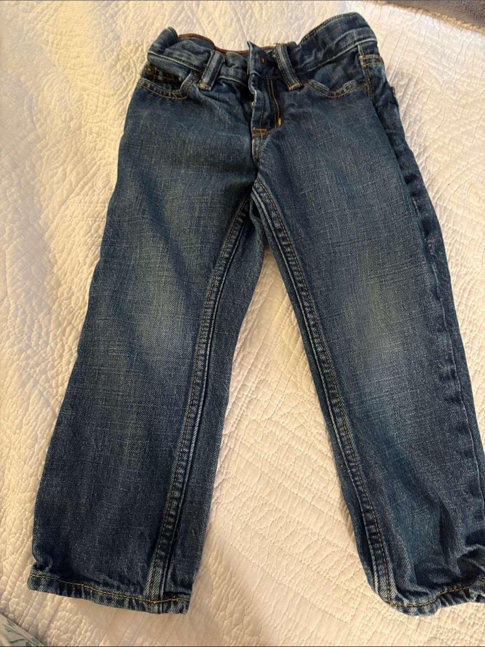 GAP Boys Medium Wash Straight-Leg Jeans
